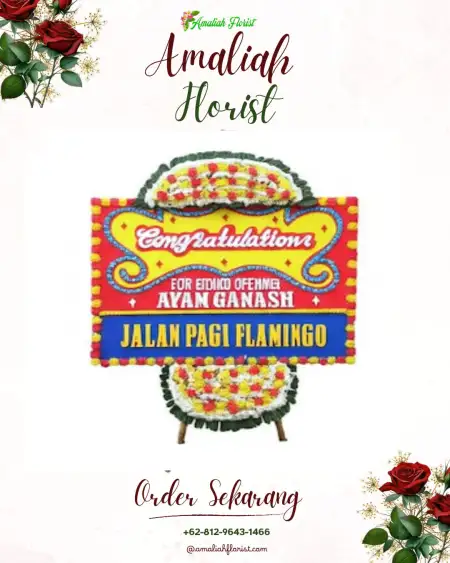 Sewa Papan Bunga Kamaruton